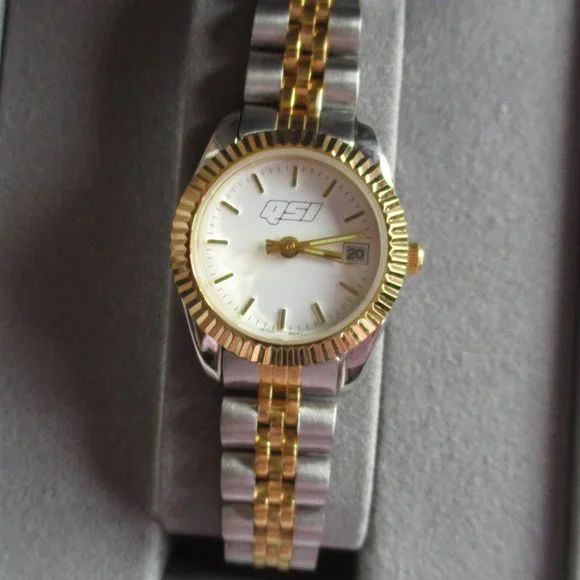 VINTAGE LUXURY STAINLESS STEEL WATCH – NWOT